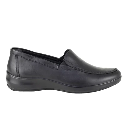 Zapato Mocasin Mujer Negro 8022 Acolchado Verde Tabaco Moda