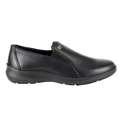 Zapato Negro Mujer Mocasin Verde Tabaco 7292 Confort Casual