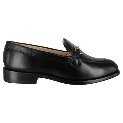 Zapato Formal Vestir Dama Carlo Ronaldi 1012 Mestizo Negro Suela Cuero Natural Look Sofisticado