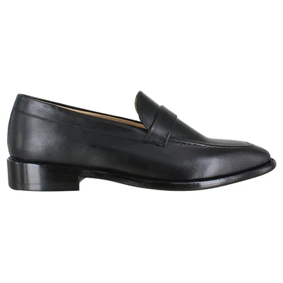 Zapato Diseño Casual Dama Carlo Ronaldi 1201 Becerro Negro Cuero Cómodo Versátil