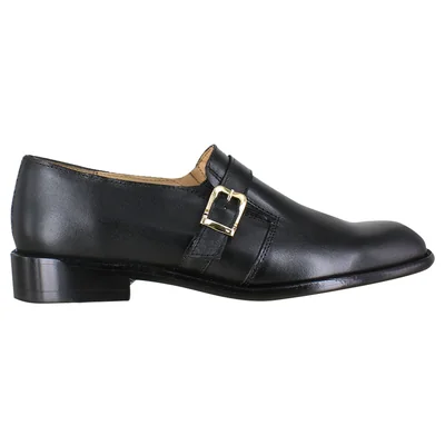 Zapato Formal Vestir Dama Carlo Ronaldi 1003 Becerro Negro Cuero Casual Comodidad Diaria