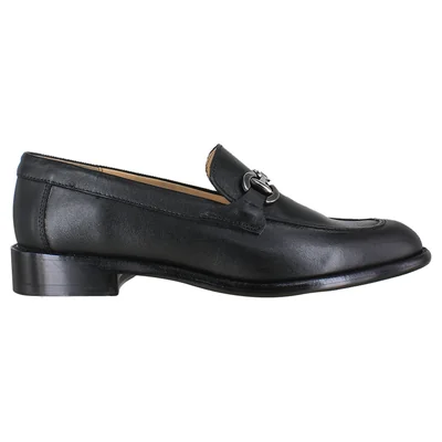 Zapato Moderno Elegante Dama Carlo Ronaldi 1002 Becerro Negro Cuero Estilo Sofisticado