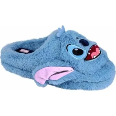 Pantufla para mujer con la figura de Stith, de Dsney, color azul, super acogedoras 1105739