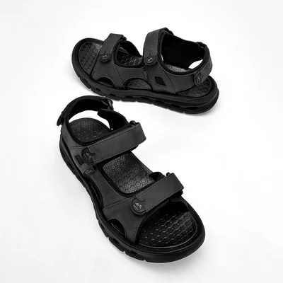 ZAPATO SANDALIA Eva Moda HOMBRE EN COLOR NEGRO A-866