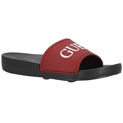 Sandalia Slide Guess Vino para Hombre