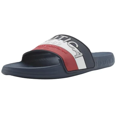 Slide Shark para Hombre, Color Azul Nautica