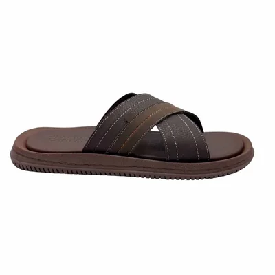 Sandalia Slide Jeanious Cintas Cruzadas para Hombre
