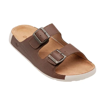 Sandalia Casual Ixtapa Dockers en Piel Café para Hombre