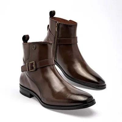 ZAPATO BOTA Christian Gallery HOMBRE EN COLOR CAFE 4664