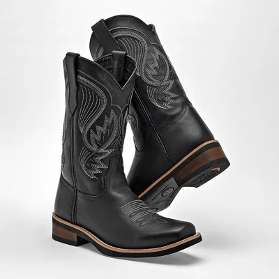 ZAPATO BOTA Taguesi HOMBRE EN COLOR NEGRO GRIS COLT
