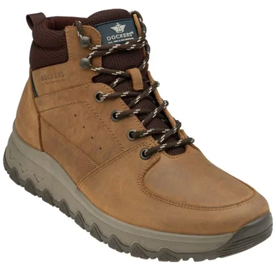 Bota Hiking en Piel Dockers Café para Hombre