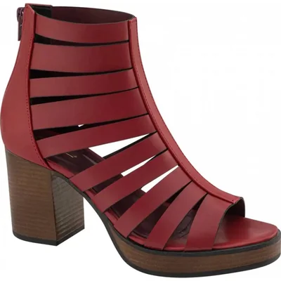 Botines dama rojo Sao Paulo modelo 1670