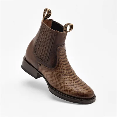 ZAPATO BOTA VAQUERA 4 CMHOMBRE Trankas Boots RO541 CAMEL CAFE