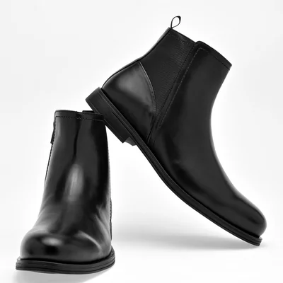 ZAPATO BOTA VESTIR HOMBRE Christian Gallery 2805PG NEGRO