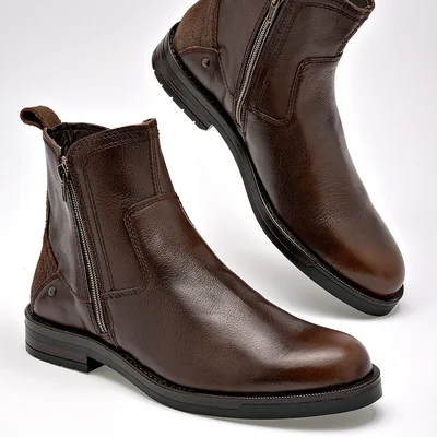 ZAPATO BOTA CASUAL HOMBRE Christian Gallery 37501 CAFE