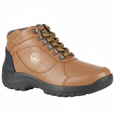 Bota Corta Miel Jeep De Hombre Outdoor Calzado Casual Botín De Piel Confort Aventura Exterior 1900-50 Piel Graneada