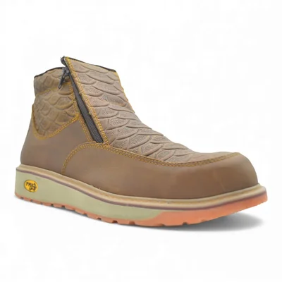 Bota Industrial Para Caballero PMA 570 Pitón Crazy Miel