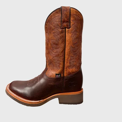 Botas Justin Hombre Vaqueras Piel Mad Cat Jb5510 Tan Mad Cat