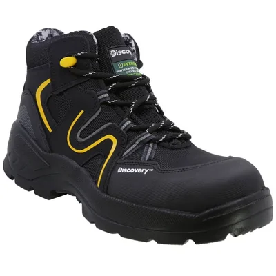 Bota Protección Blakcwood para Hombre, Color Negro Discovery