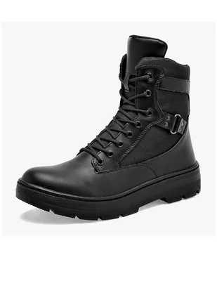 BOTA COMBAT PARA HOMBRE COLOR NEGRO