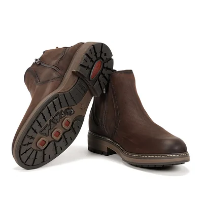 Botín en Piel para Hombre, Color Café Fluchos