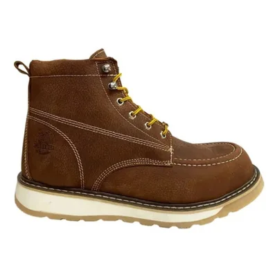 Bota De Trabajo Caribu Modelo 363 De Piel Casual