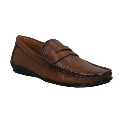 Mocasín en Piel I Miller Negro con Antifaz para Hombre