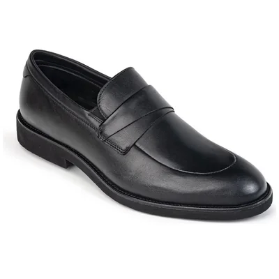 Mocasín en Piel Brantano Negro para Hombre