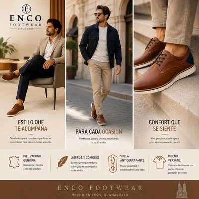 Zapato Hombre Piel Genuina Casual Cómodo Antiderrapante Sg6