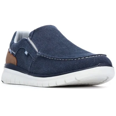 Mocasín Liso Xti Azul para Hombre