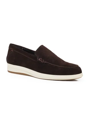 Mocasín De Piel Gamuza Hamilton Footwear Cesar Chocolate