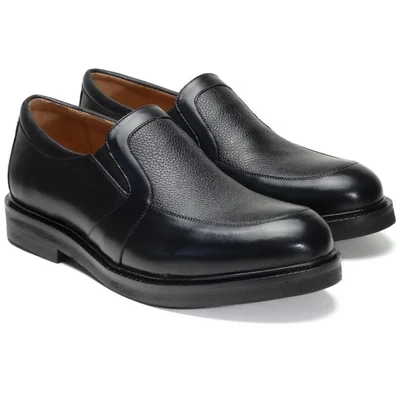 Mocasín en Piel Duque Di Galliano Negro para Hombre