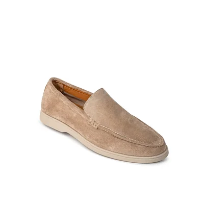 Mocasín Piel Arena Brantano para Hombre