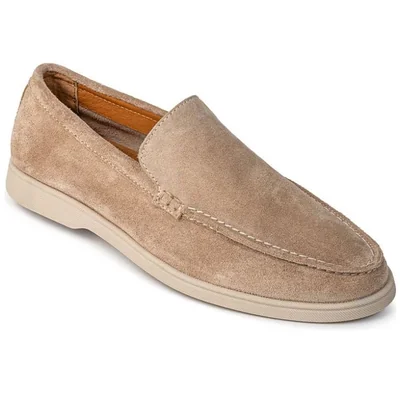 Mocasín Piel Arena Brantano para Hombre