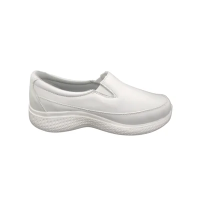 Zapato Mocasín Blanco Enfermero Clínico Caballero Confort 2109 Parbal