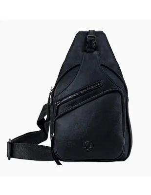 Bolsa bandolera Cruzi de piel para hombre