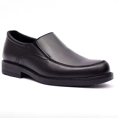 Mocasin en Piel para Hombre, Color Negro Baerchi