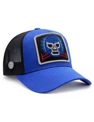 Gorra visera curva snapback casual Knite Lucha Libre Demon para hombre