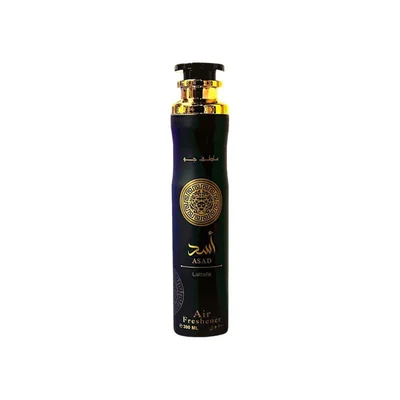 Aromatizante de Interiores Lattafa Asad en Spray Ambientador de Aire 300ml Nuevo