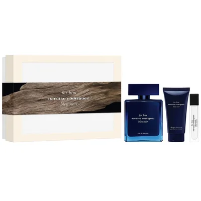 Eau de Parfum Narciso Rodriguez Bleu Noir  100Ml+Sg50Ml+Ps10Ml para Hombre