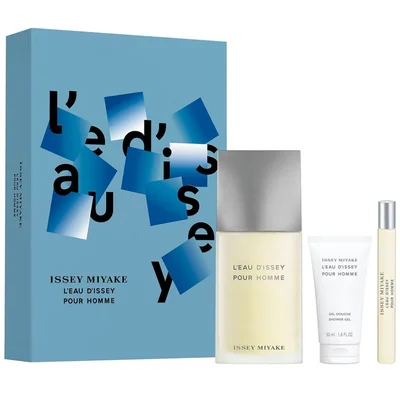 Eau de Toilette Issey Miyake L'eau D'issey Edt Eh 125Ml+Sg50Ml+Edt10Ml para Hombre