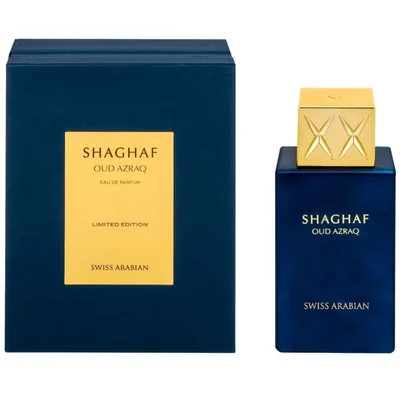 Eau de Parfum Swiss Arabian Unisex Shaghaf Oud Azraq 985 75Ml para Hombre