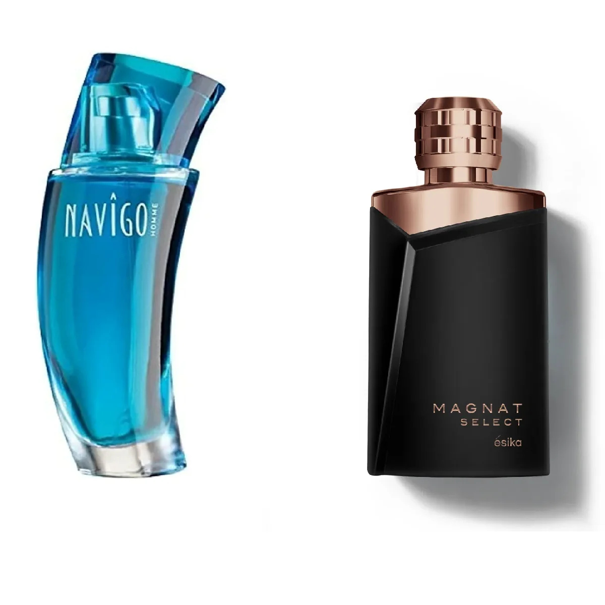 Set de Fragancias Navigo Homme jafra y Magnat Select Esika