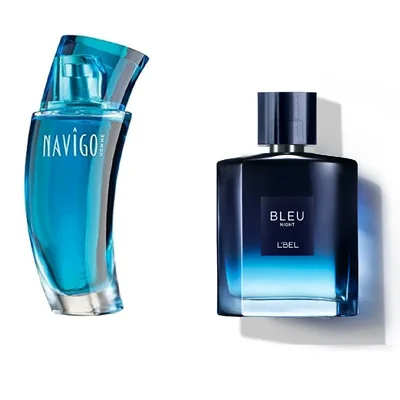 Set de Fragancias para Hombre - Navigo Homme jafra y Bleu Night L'Bel