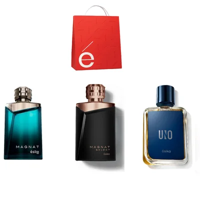 Set de Fragancias ésika - Magnat , magnat select y UNO