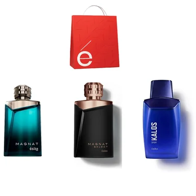 Set de Fragancias Ésika para Hombre - Magnat, Magnat Select y Kalos Sport