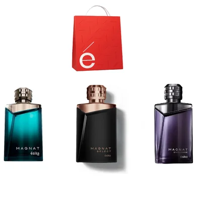 Esika Magnat, magnat select, magnat exclusive Colección de Fragancias para Hombre