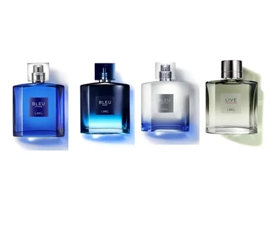 L'BEL Bleu Colección de Fragancias BLEU INTENSE + NIGHT + GLACIAL + ADVENTURE