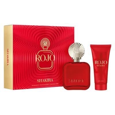 Set Shakira Rojo Eau de Parfum 80 Ml + Loción Corporal 75 Ml