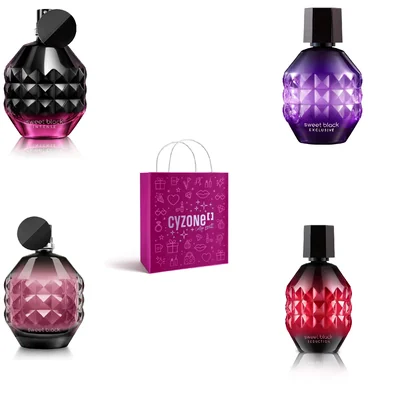Sweet Black, sweet black intense, sweet black exclusive, sweet black seduction Colección de Perfumes